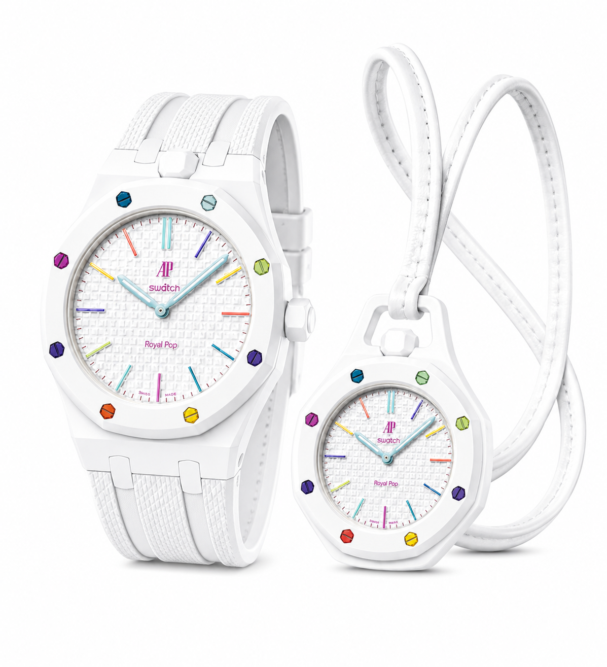 Bundle Royal Pop — HUIT BLANC (Montre + Bracelet)